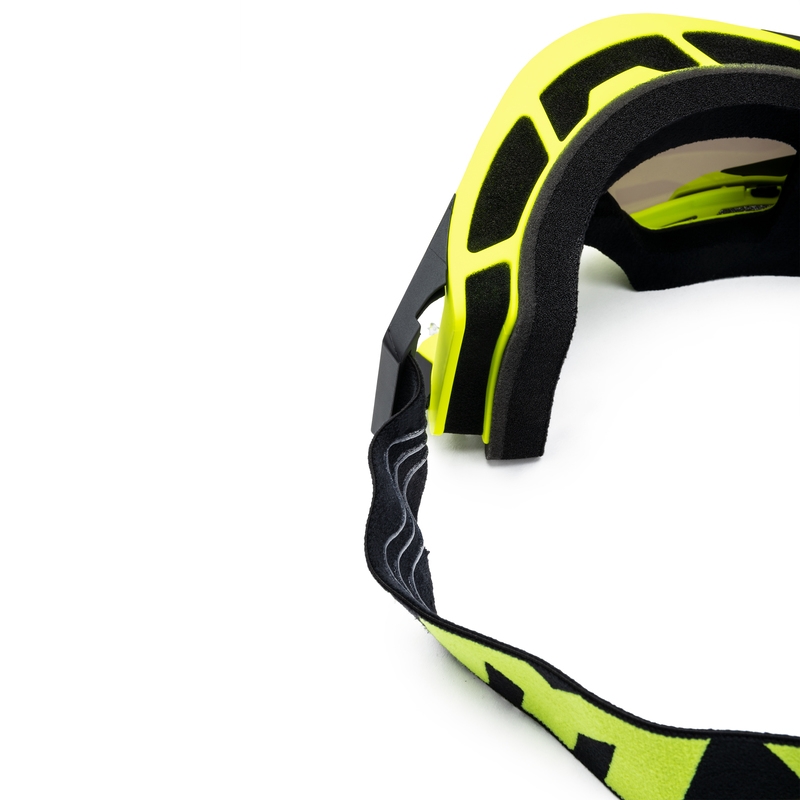 Occhiali da motocross iMX Sand giallo-nero con plexiglass iridium