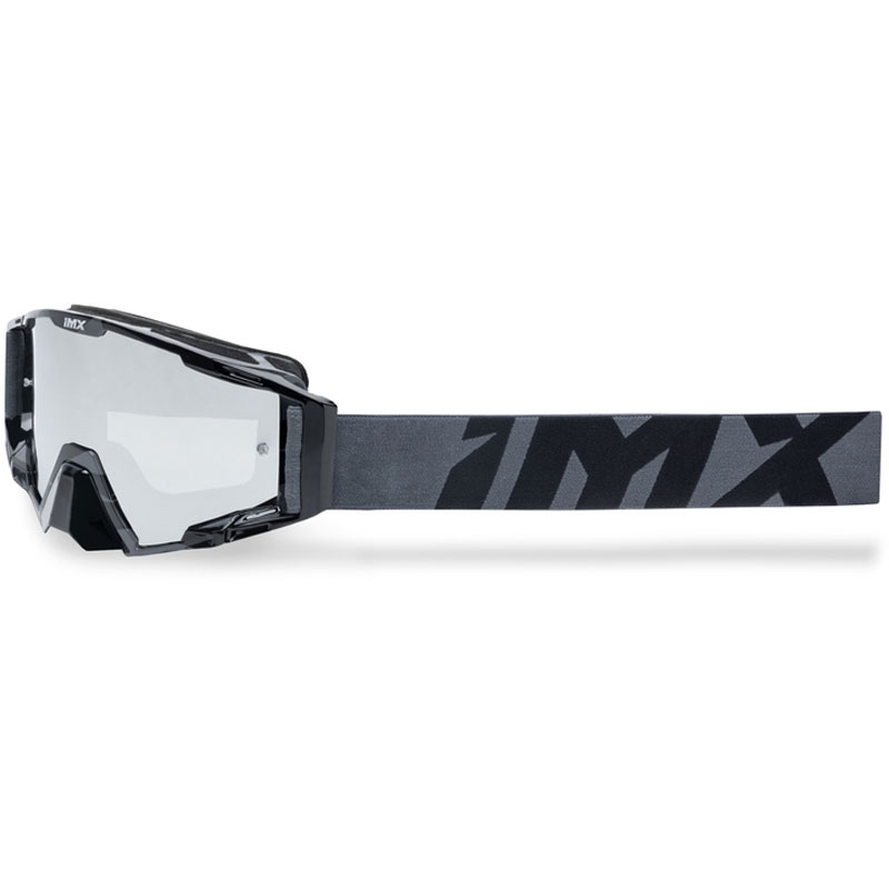 Occhiali da motocross iMX Sand grigio-nero con plexiglass iridium