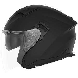 Casco moto jet NOX N130 nero opaco
