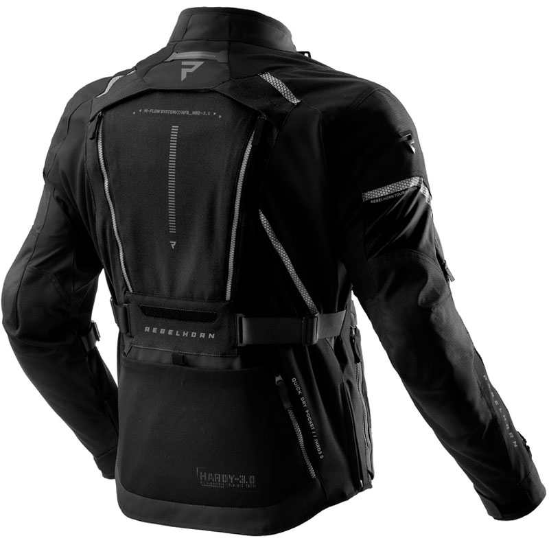 Giacca moto Rebelhorn Hardy 3.0 nera