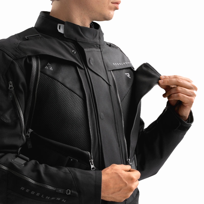 Giacca moto Rebelhorn Hardy 3.0 nera