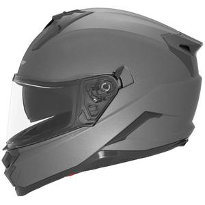 Casco integrale da moto NOX N304S, titanio opaco