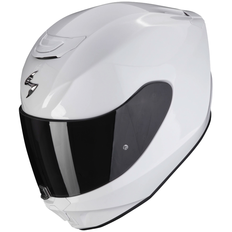 Casco integrale da moto Scorpion EXO-391 Bianco pieno