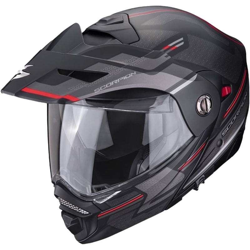 Casco moto SCORPION ADX-2 CARRERA nero opaco-rosso