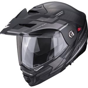 Casco moto SCORPION ADX-2 CARRERA nero-argento opaco