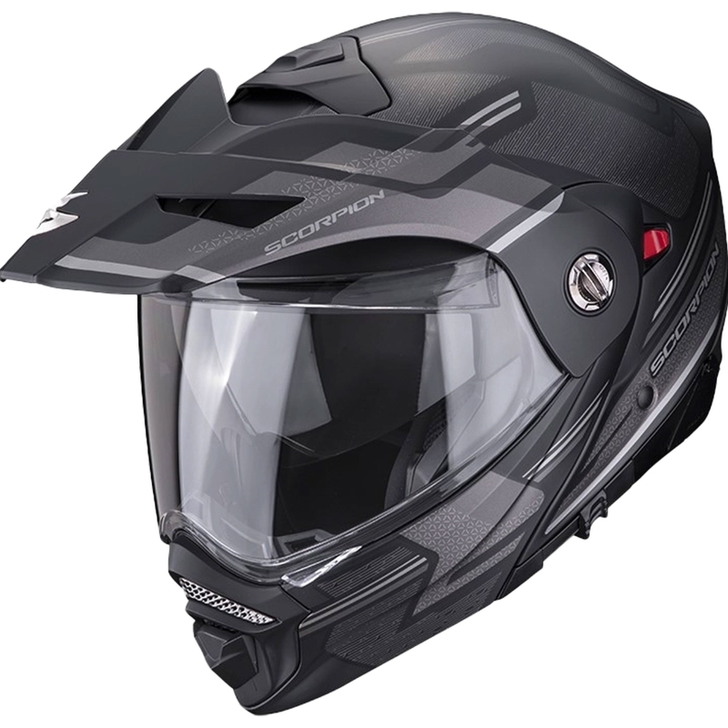 Casco moto SCORPION ADX-2 CARRERA nero-argento opaco