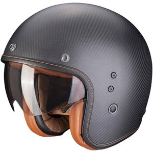 Casco aperto Scorpion Belfast Evo Carbon Black Matte