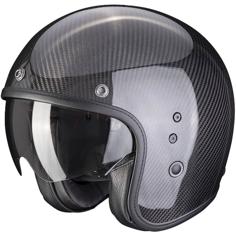 Casco aperto Scorpion Belfast Evo Carbon Black