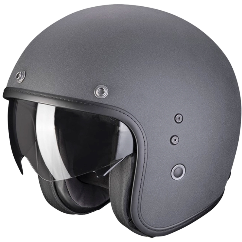 Casco aperto SCORPION BELFAST EVO GRAPHITE grigio scuro