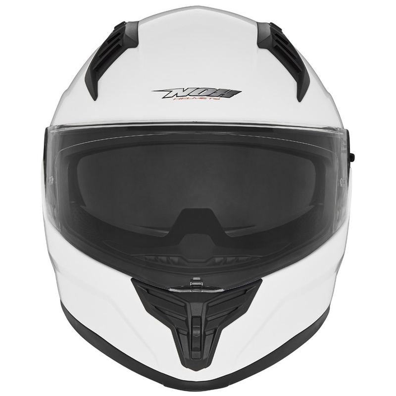 Casco integrale da moto NOX N401 bianco