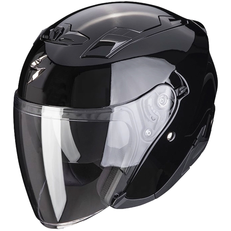 Casco da moto aperto SCORPION EXO-230 Nero pieno