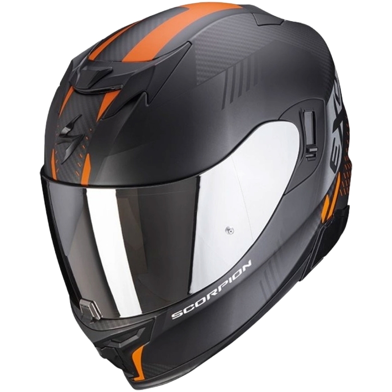 Casco integrale Scorpion EXO-520 AIR Laten nero-arancio