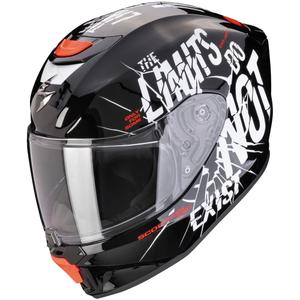 Casco da moto per bambini Scorpion EXO-JNR AIR BOUM bianco e nero