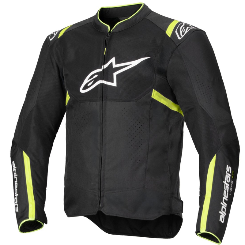 Giacca da moto Alpinestars T-SPS Air V2 nero-giallo fluo