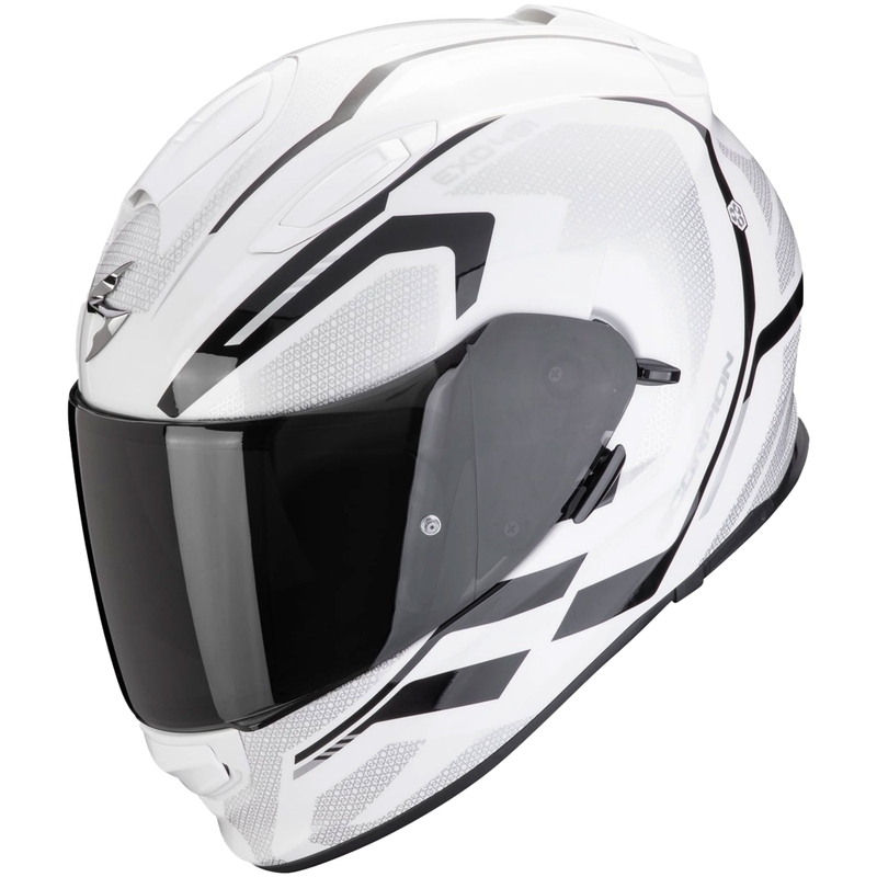 Casco integrale da moto Scorpion EXO-491 KRYPTA bianco-nero