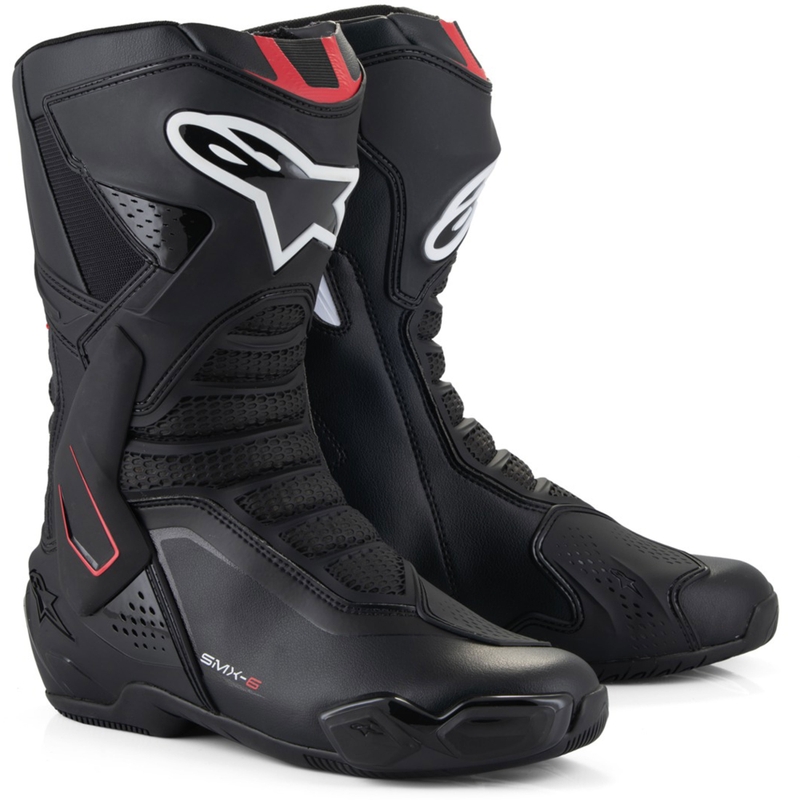Stivali da moto Alpinestars SMX-6 3 nero-rosso