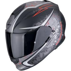 Casco integrale da moto Scorpion EXO-491 RUN nero opaco-rosso