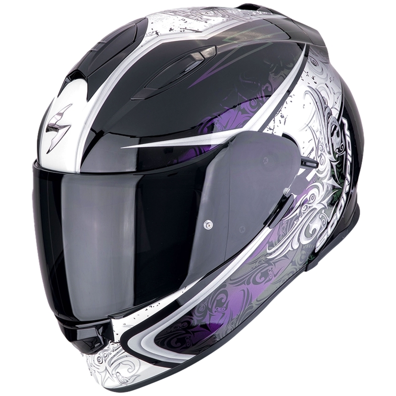 Casco integrale da moto Scorpion EXO-491 RUN nero camaleonte
