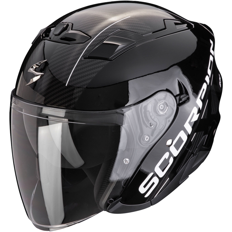 Casco moto aperto SCORPION EXO-230 QR nero-argento Saldi
