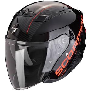 Casco moto aperto SCORPION EXO-230 QR nero-rosso