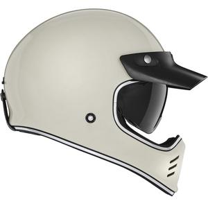 Casco integrale da moto NOX PREMIUM SEVENTY II bianco avorio