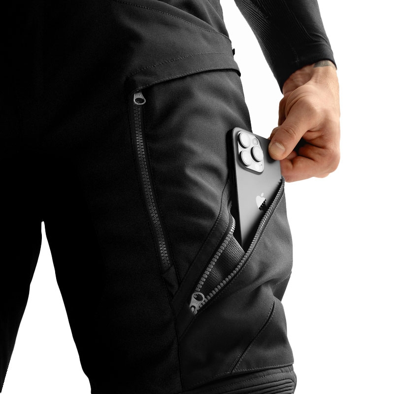 Pantaloni moto estesi Rebelhorn Hardy 3.0 neri
