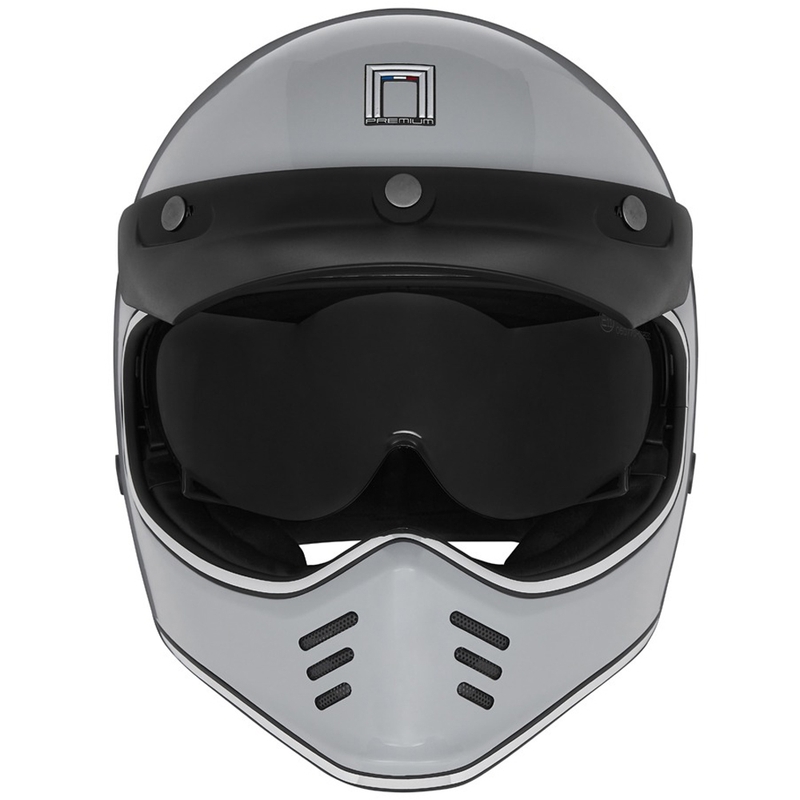 Casco integrale da moto NOX PREMIUM SEVENTY II grigio
