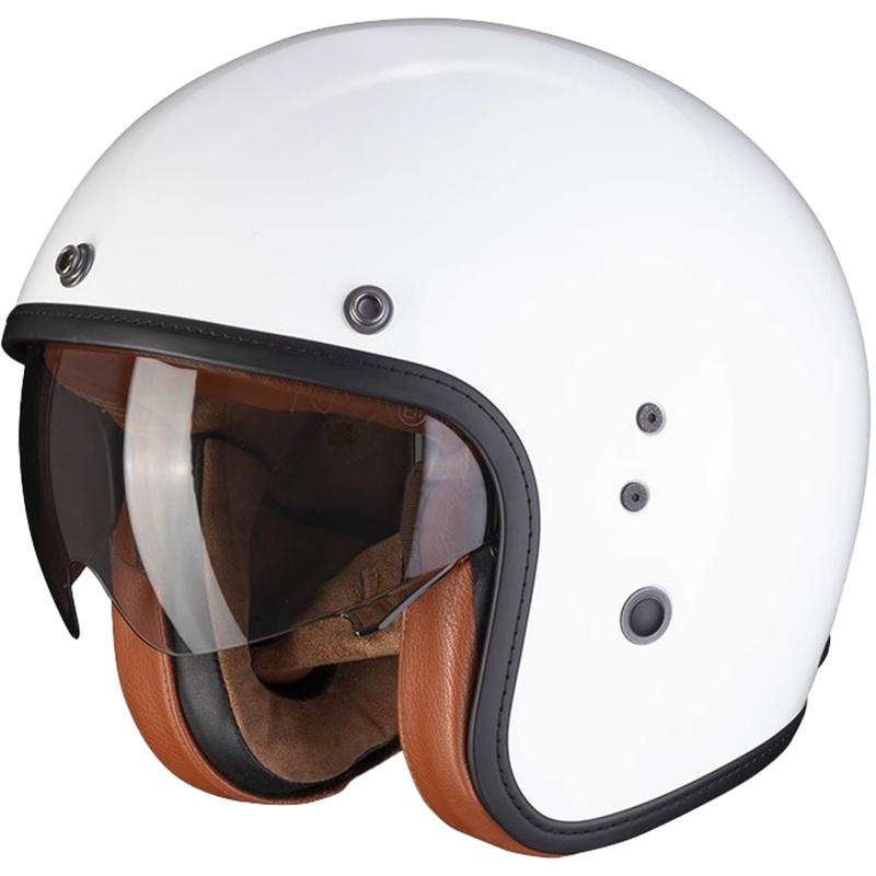 Casco aperto SCORPION BELFAST EVO LUXE bianco