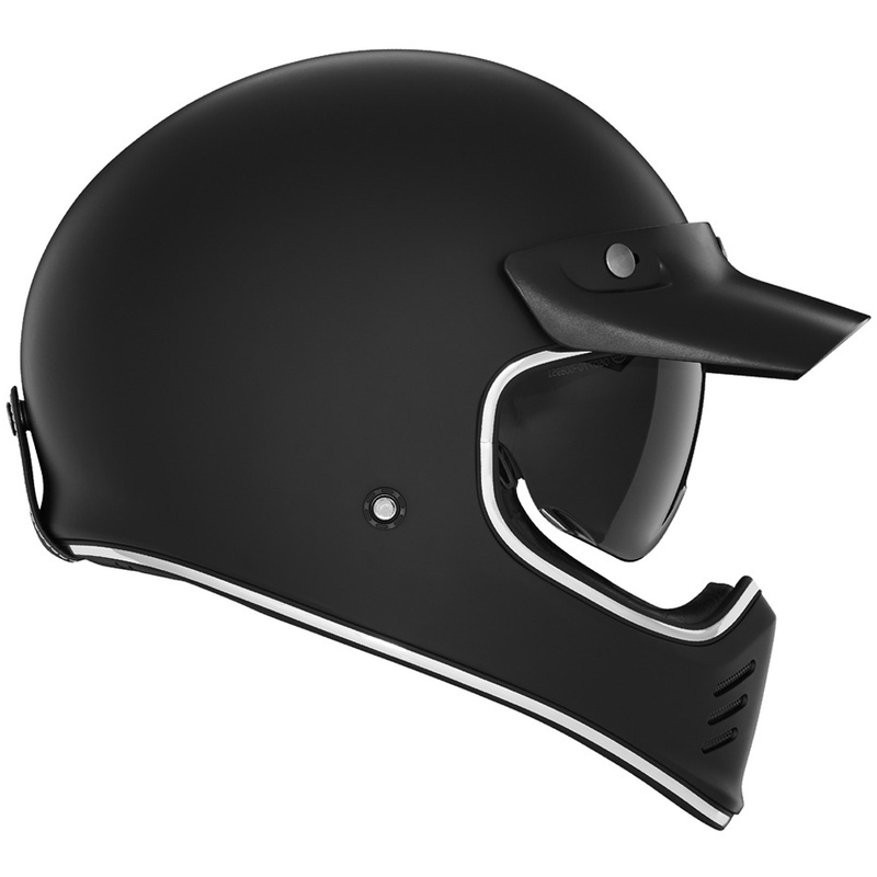 Casco integrale da moto NOX PREMIUM SEVENTY II nero opaco