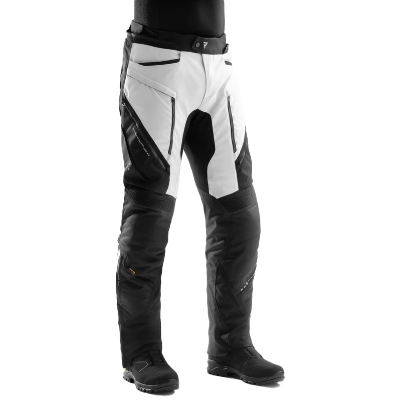 Pantaloni moto Rebelhorn Hardy 3.0 nero-grigio