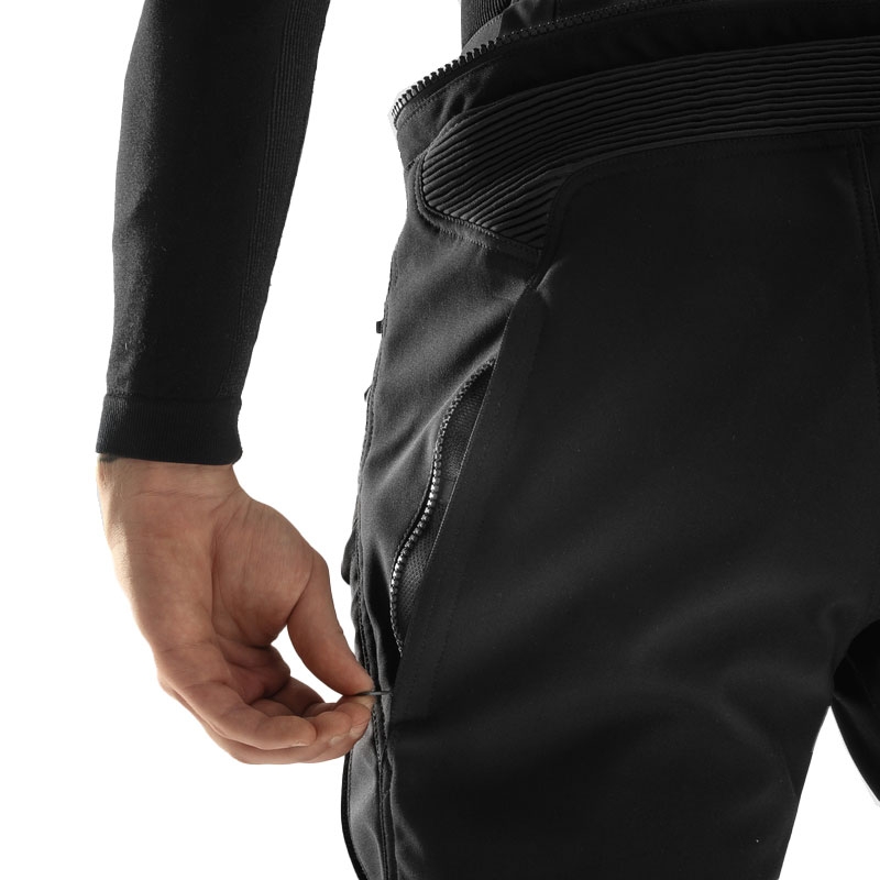 Pantaloni moto Rebelhorn Hardy 3.0 nero-grigio