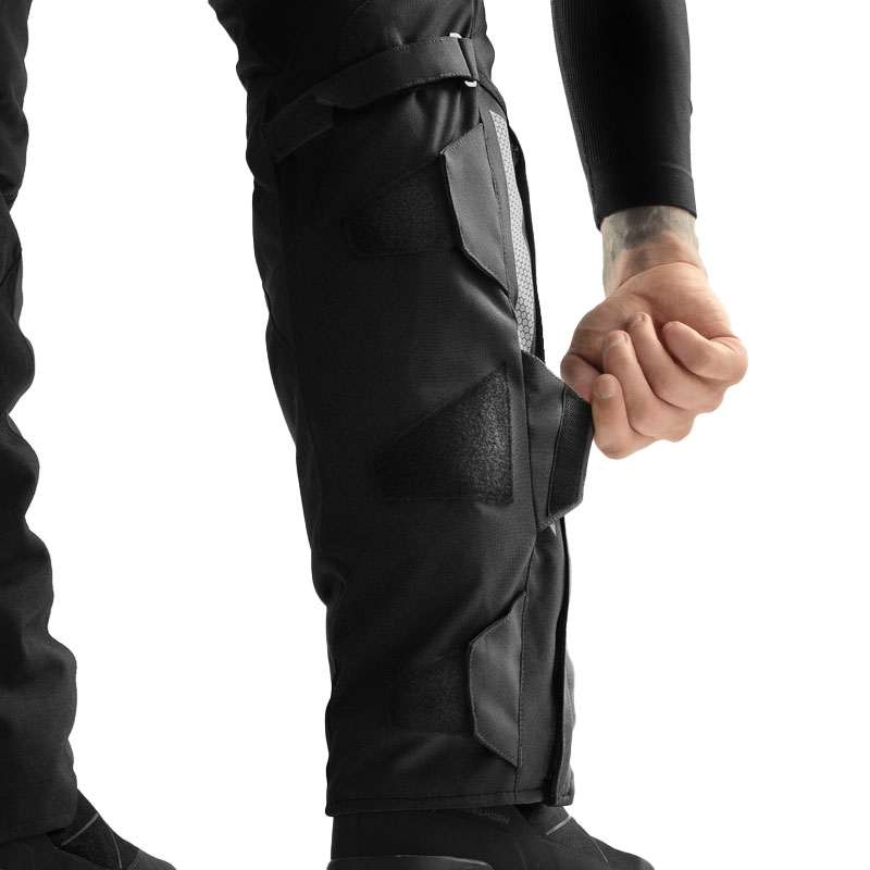 Pantaloni moto Rebelhorn Hardy 3.0 nero-grigio