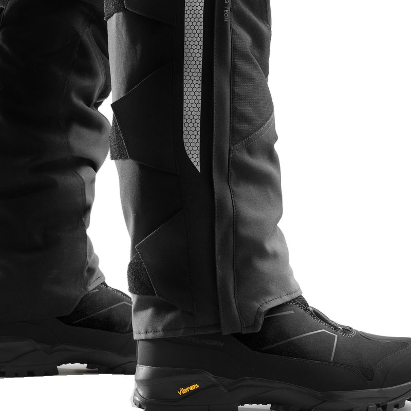 Pantaloni moto Rebelhorn Hardy 3.0 nero-grigio