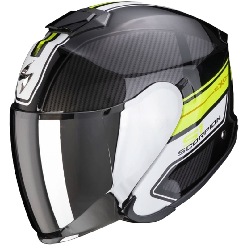 Casco aperto Scorpion EXO-S1 Cross-Ville nero-giallo fluo