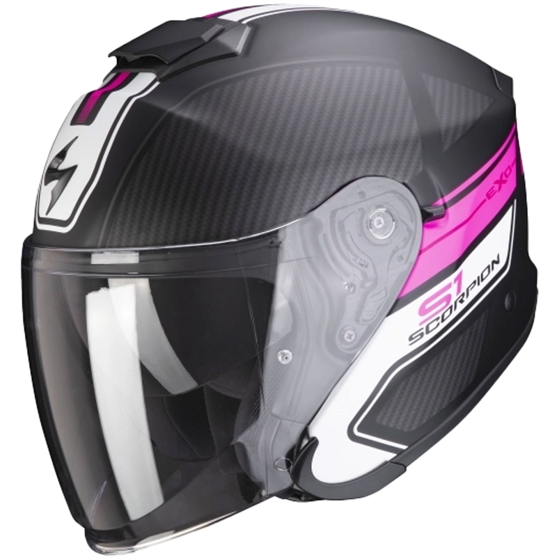 Casco aperto Scorpion EXO-S1 Cross-Ville nero-rosa