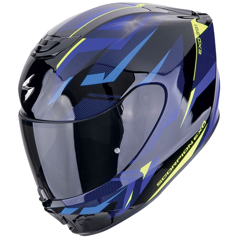 Casco integrale da moto Scorpion EXO-391 AAXO nero-blu
