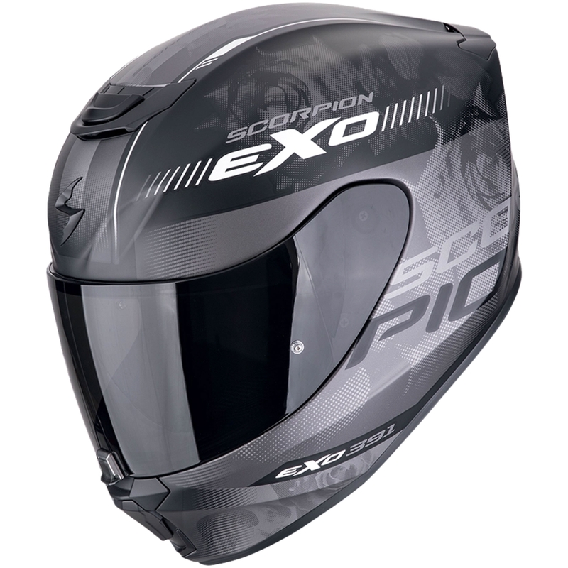 Casco moto integrale Scorpion EXO-391 AVA nero-argento opaco