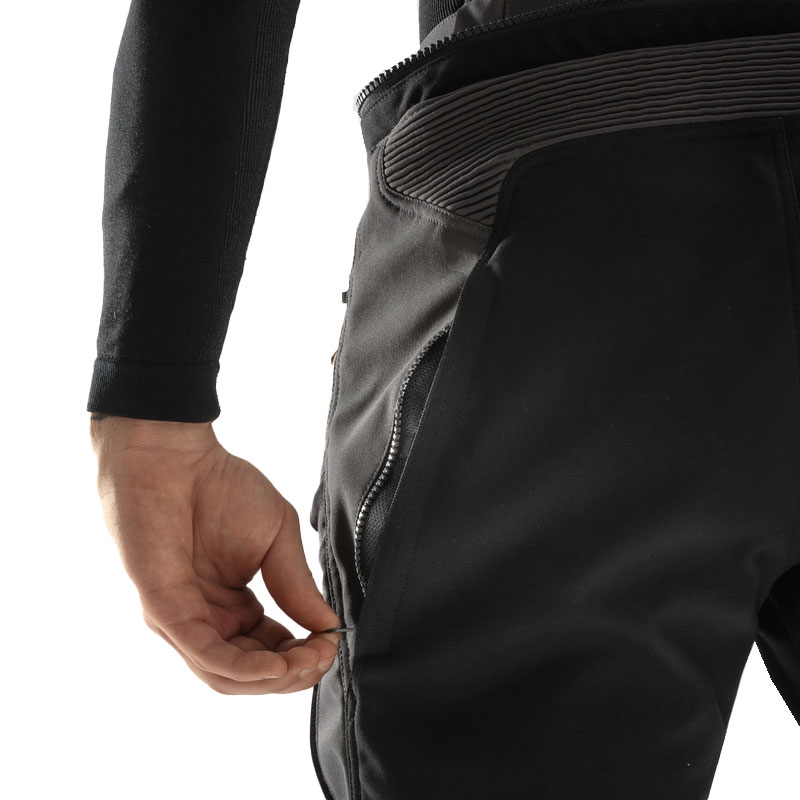 Pantaloni moto Rebelhorn Hardy 3.0 beige-grigio-rosso