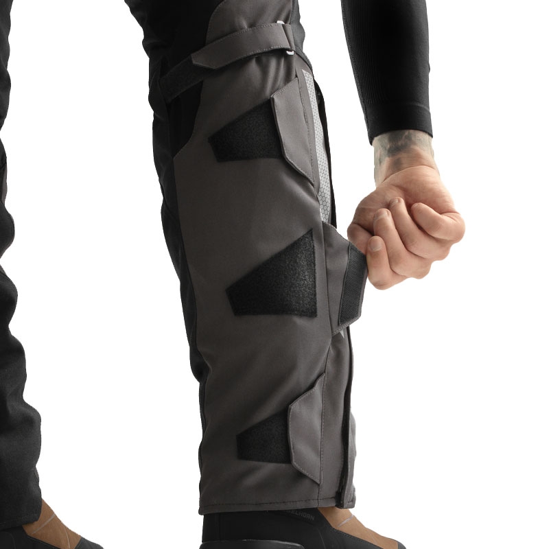 Pantaloni moto Rebelhorn Hardy 3.0 beige-grigio-rosso
