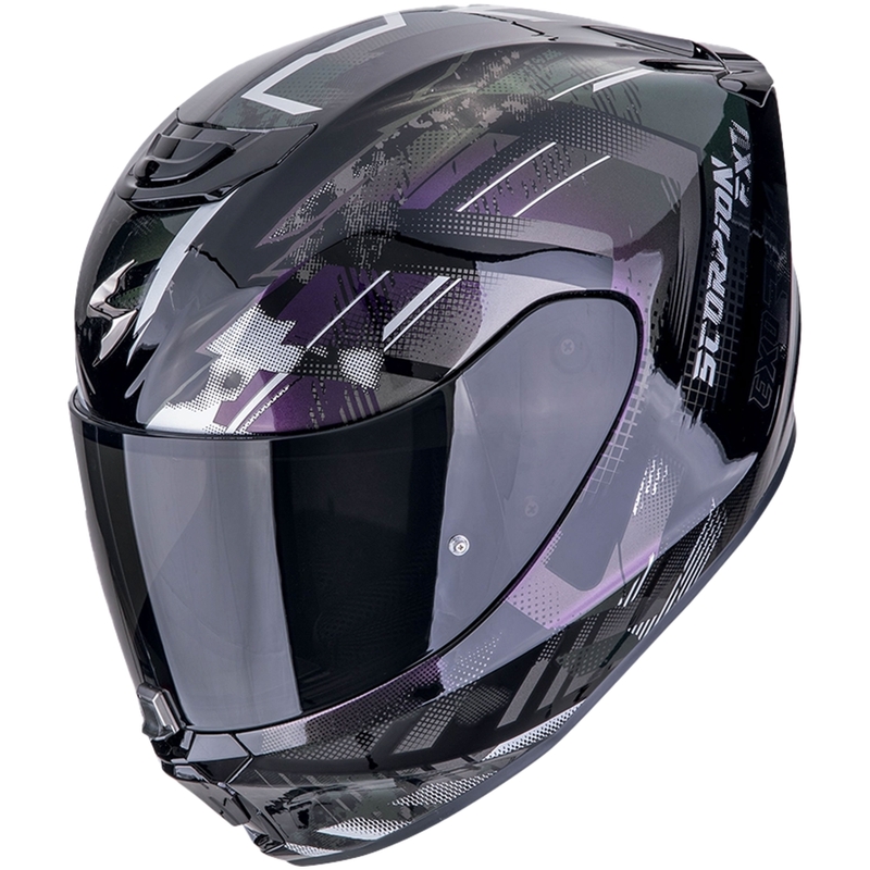 Casco integrale da moto Scorpion EXO-391 CLUTTER nero camaleonte