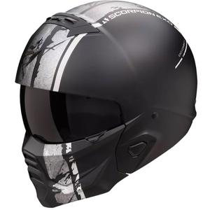 Casco modulare Scorpion EXO-COMBAT II LORD nero-argento opaco