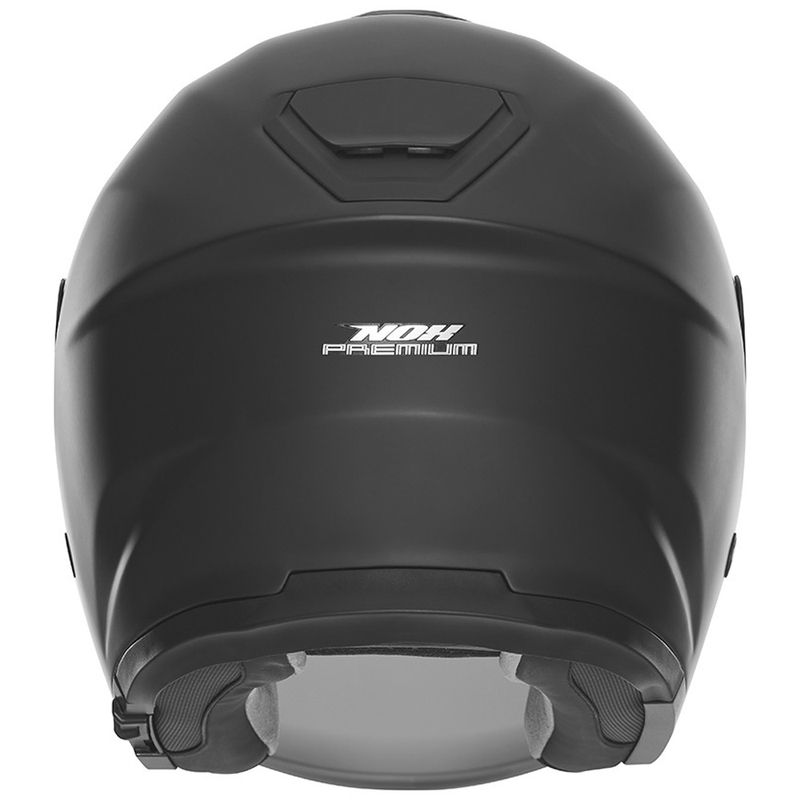 Casco moto jet NOX PREMIUM SPY nero opaco