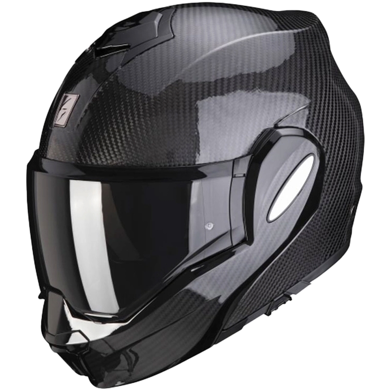 Casco modulare Scorpion EXO-TECH EVO Carbon nero lucido