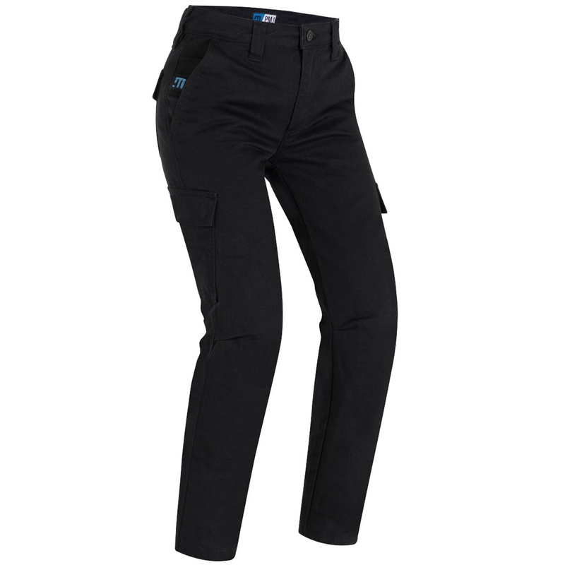 Jeans da motociclista da donna PMJ Electra Cargo neri Saldi