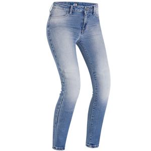 Jeans da motociclista donna PMJ Ginevra blu