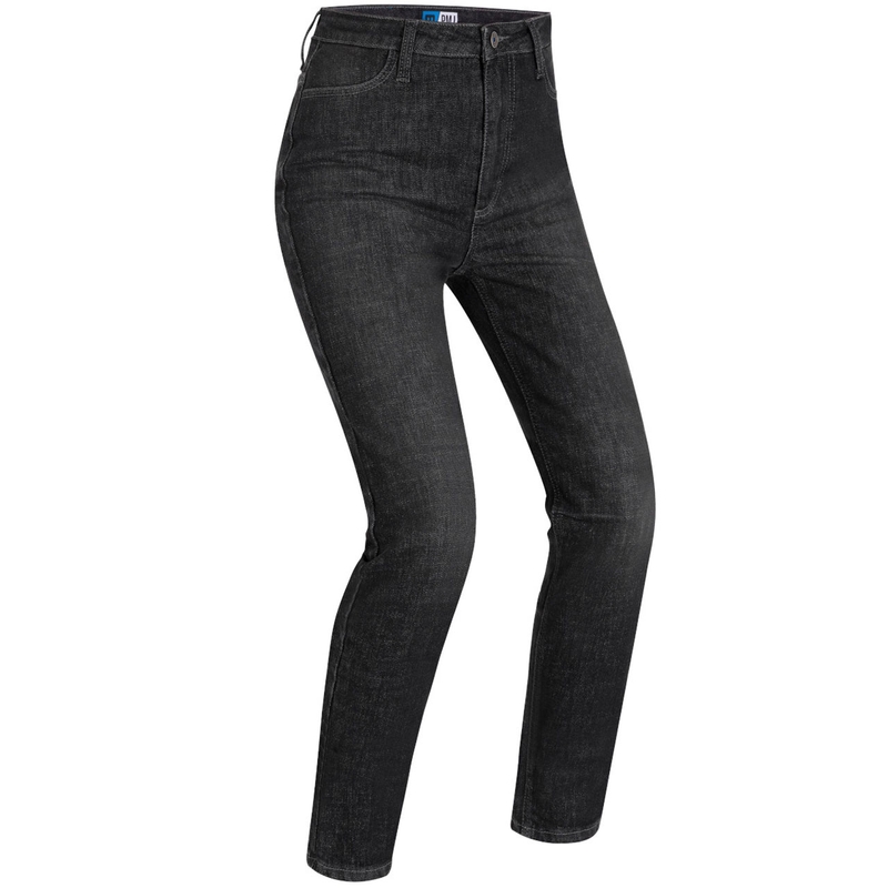 Jeans da motociclista donna PMJ Sara neri Saldi
