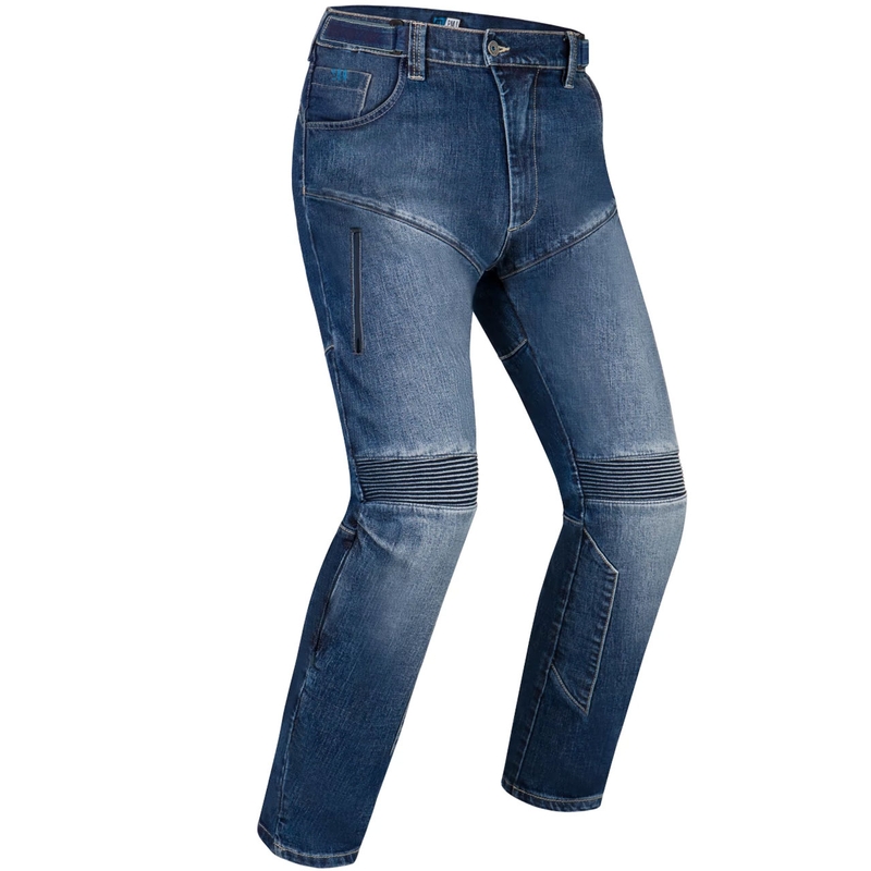 Jeans da motociclista PMJ Dust blu Saldi