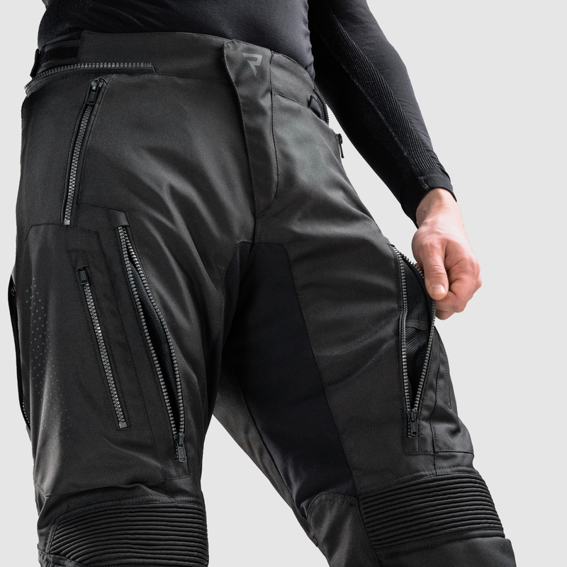 Pantaloni da motociclista corti Rebelhorn Hiker IV neri