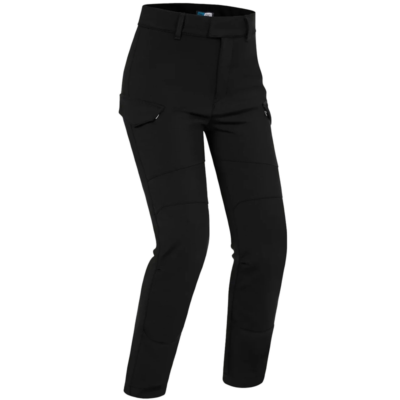 Jeans da motociclista da donna PMJ Sidney neri Saldi
