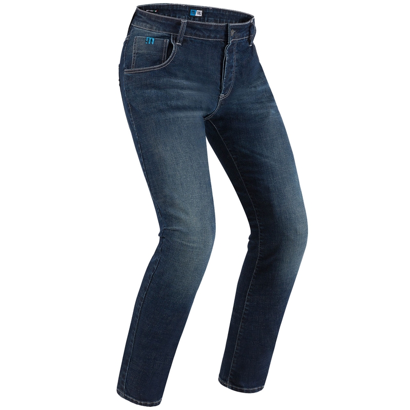 Jeans moto PMJ Rider blu Saldi
